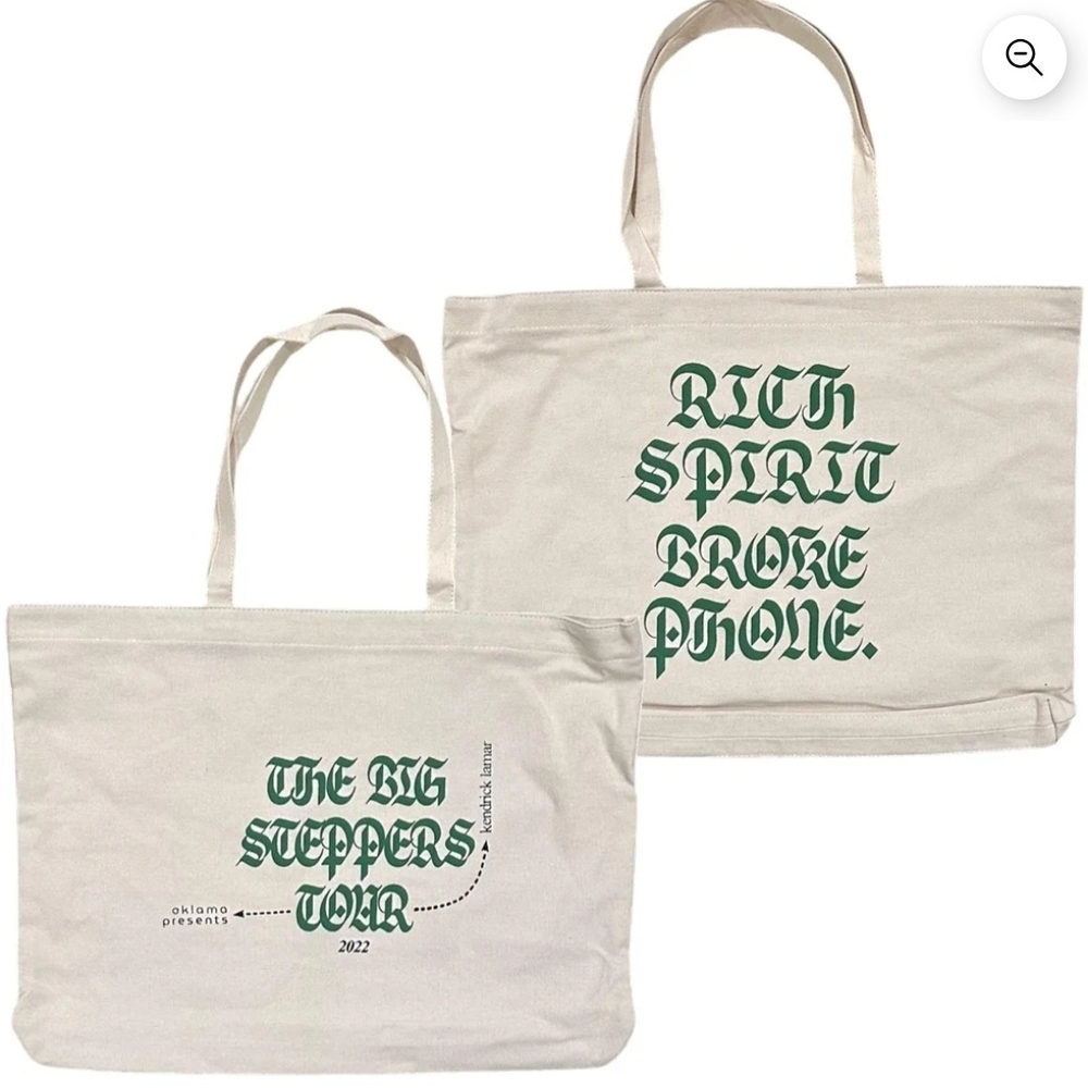 Kendrick Lamar Tour Canvas Tote Bag
